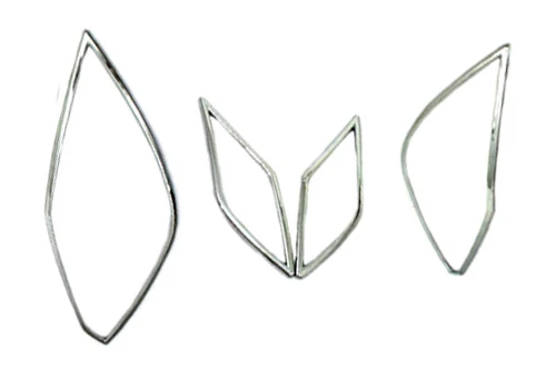 

One Pair ABS Plastic Chrome Headlight Cover For Mercedes Benz W207 E Class Coupe / Convertible