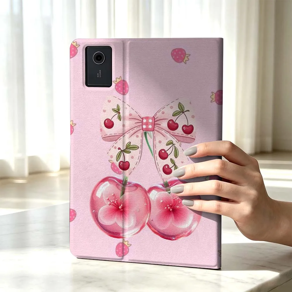 Pink Cute Cherry Fashion For Xiaomi Poco Redmi Pad 8 2 4 5 6 6S 7 7S SE Pro 14 11 11.2 12.1 12.5 Inch Tablet Case