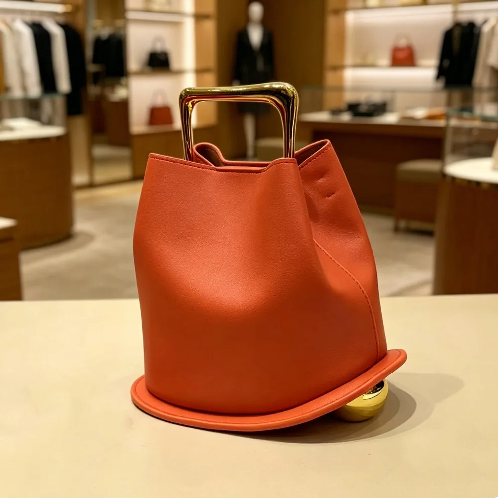 

Women Bucket Bag Crossbody Shoulder Handbag Purse Woven Basket Shopper Casual Everyday Work Commuter Fashion 2026 New