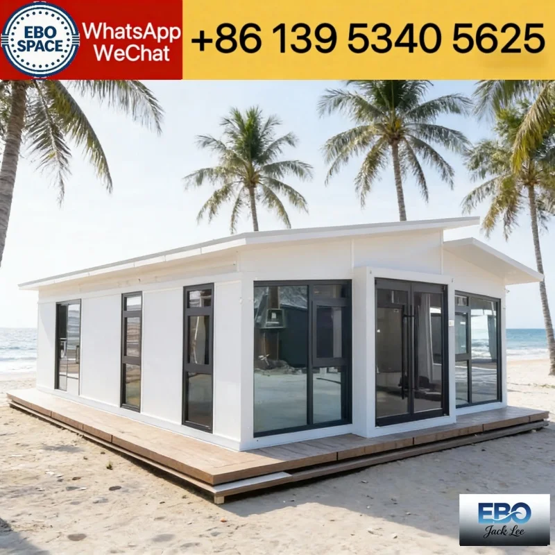 Mini Container House MMC Custom China Factory 20ft 30ft 40ft Expandable Modular Cabin Waterproof Outdoor Use