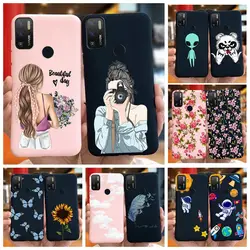 For Tecno Spark 5 Air Case Sprk 5 Pro Spark5 Fashion Girl Flower Pattern Soft Silicon Back Cover For Tecno Spark 5Air Phone Case