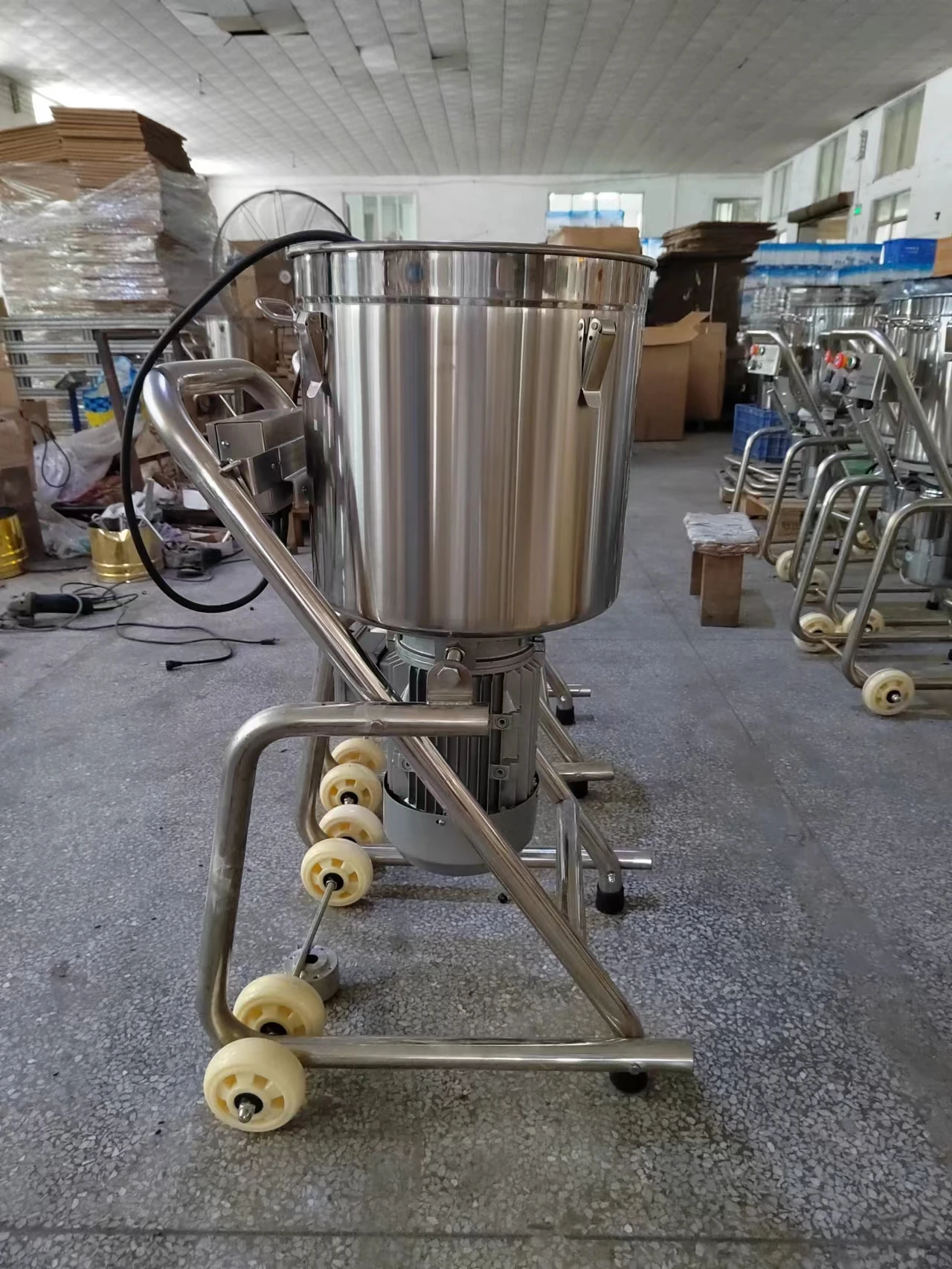 Large capacity stainless steel food and vegetable shredder fruit and vegetable processing equipment
