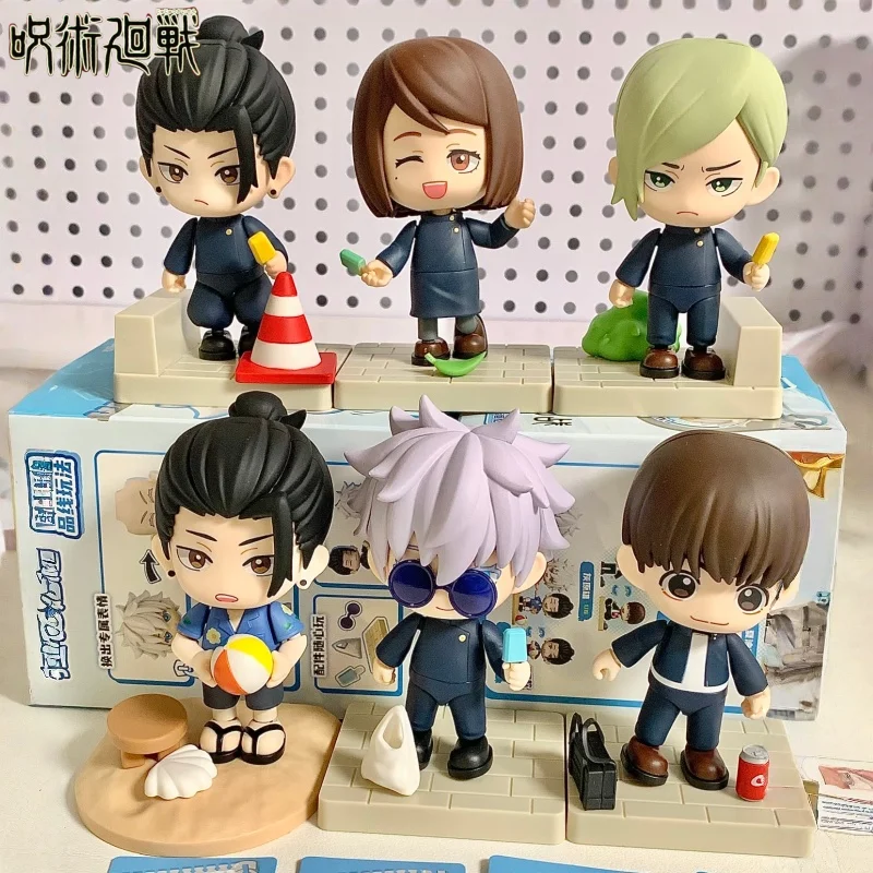 

Jujutsu Kaisen Satoru Gojo Action Figure Blind Box Green Blue Memories Series Surprise Cartoon Toy Gift for Fans