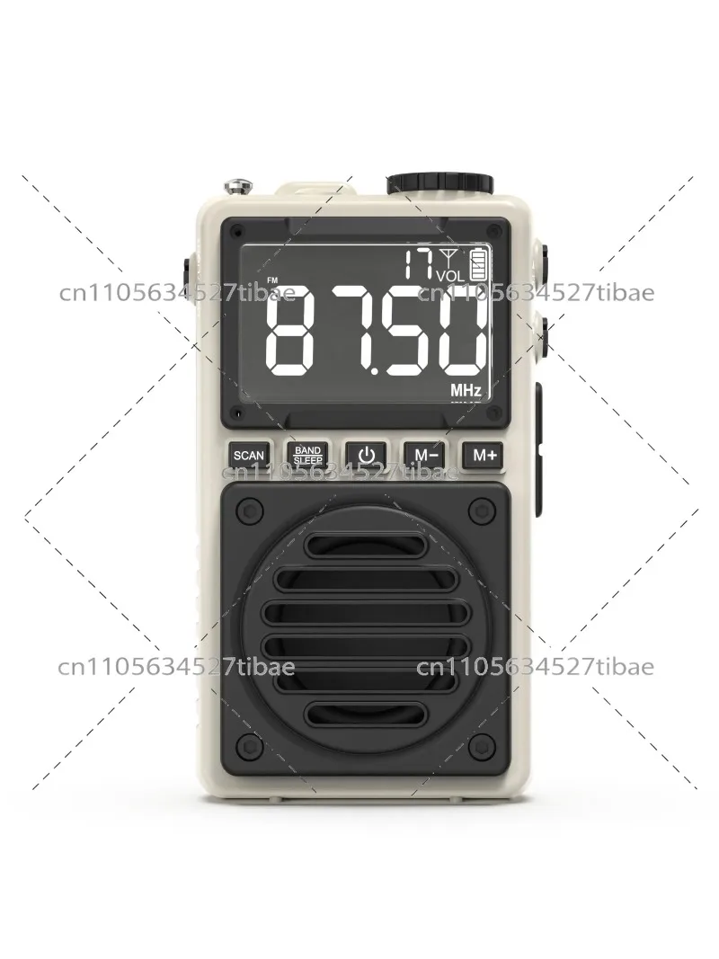 Portable Mini FM/AM Radio with USB Digital Multiband Receiver - Compact Pocket Walkman Device
