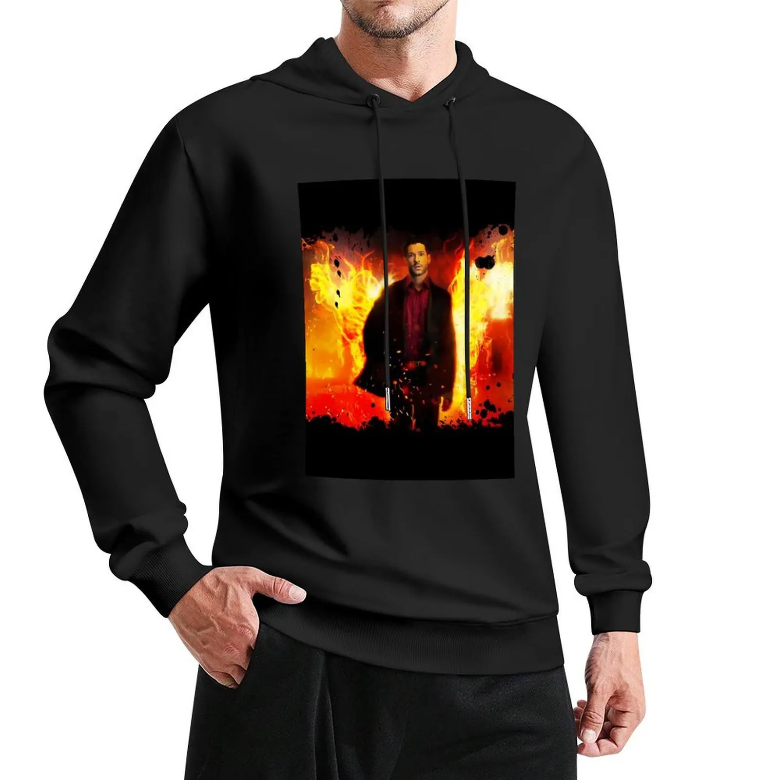 LUCIFER Pullover Hoodie men's clothing aesthetic clothing hoodie oversize