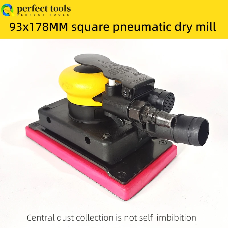 

93*178mm square vibration eccentric dry grinding head Festool same size pneumatic sandpaper machine car polishing sanding