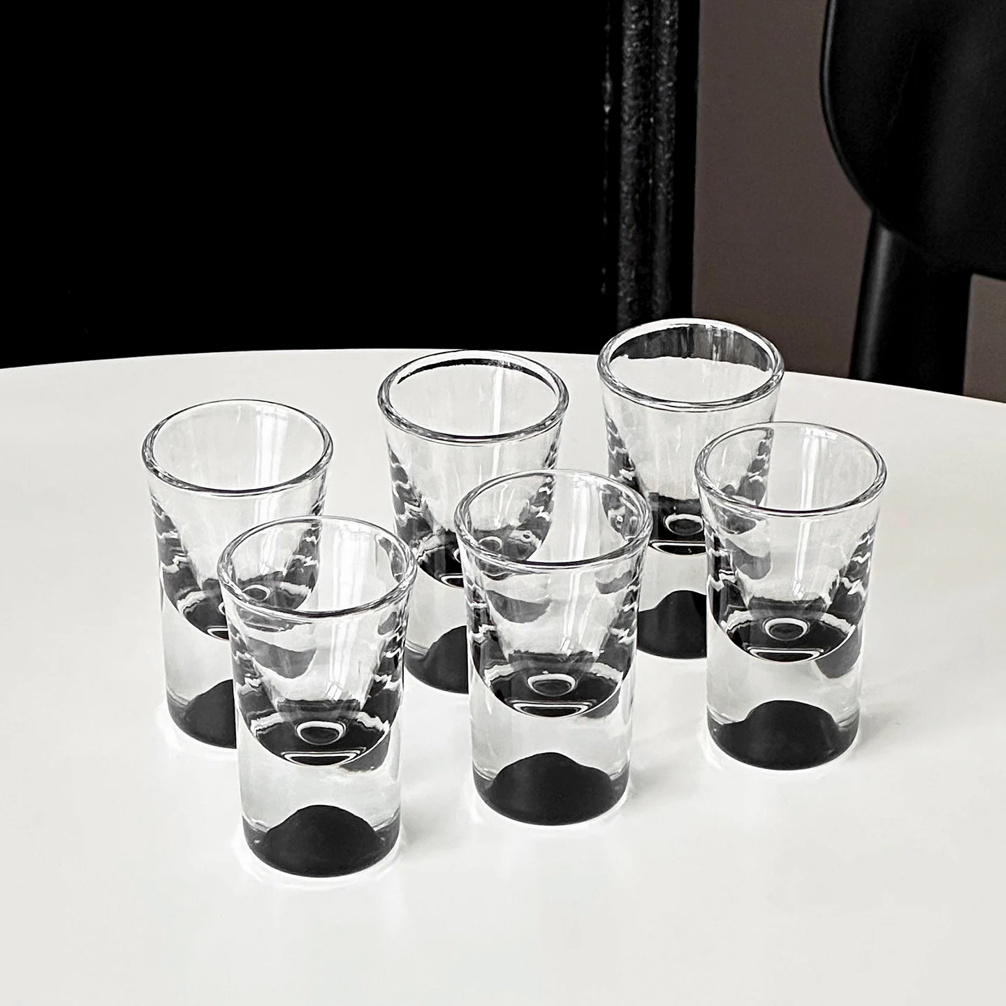 

Черное стекло для виски Lceberg, бессвинцовое стекло, роскошное домашнее маленькое стекло, одинарное стекло для спиртных духов и саке