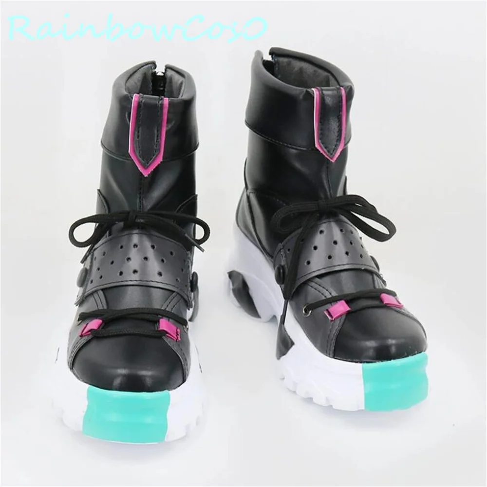 Virtual YouTuber VTuber Aza Cosplay Shoes Boots Game Anime Halloween Christmas RainbowCos0 W3429