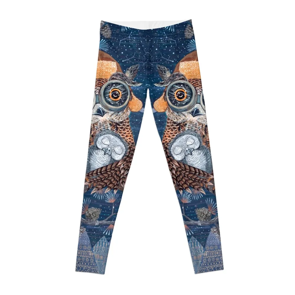 

Owl mother Leggings sports for gym Women's trousers Fitness woman gym clothing Womens Leggings