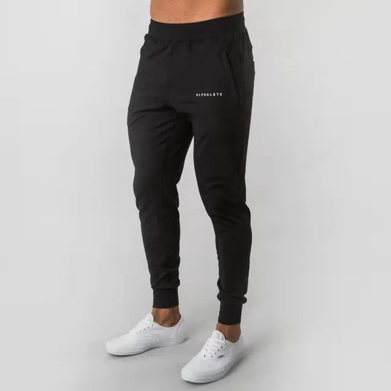 Pantaloni Muscle Fitness Brothers Running Wolf King Pantaloni da uomo Fitness all'aperto Esercizio Allenamento Pantaloni da allenamento per piedi piccoli