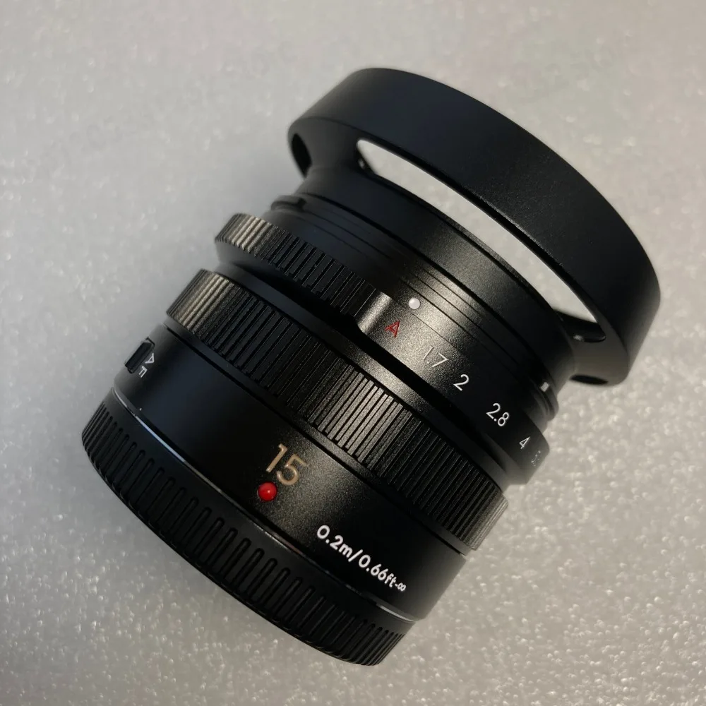 F1.7 M43 mount mirrorless wide angle prime lens 15 1.7 camera lens kit set tool