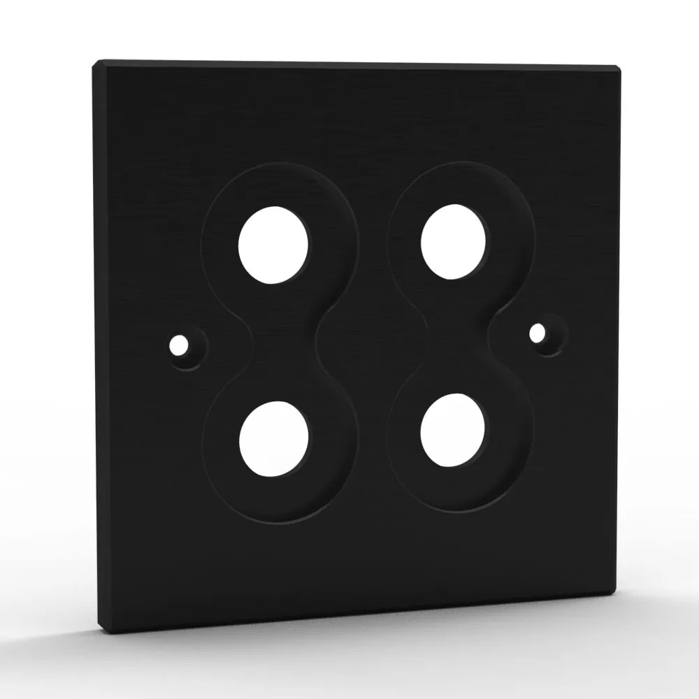 스피커 바인딩 포스트 페이스 플레이트 오디오 터미널 패널 5.1 시스템, 86 타입 바나나 암 벽 플러그, Hifi Y 소켓 음향 단자