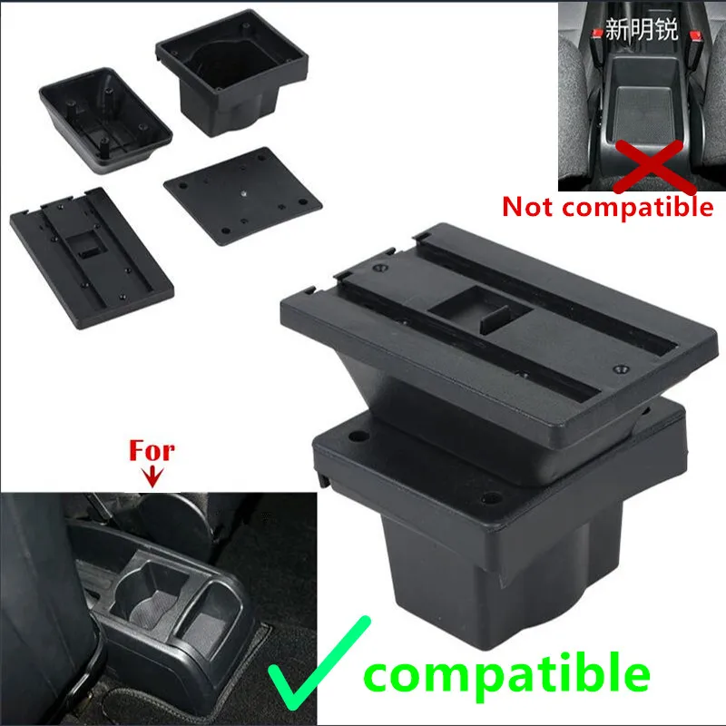 For Skoda Octavia Armrest box For Skoda Yeti Mk2 2005-2012 Car Armrest Storage box Interior Dedicated Retrofit Car Accessories