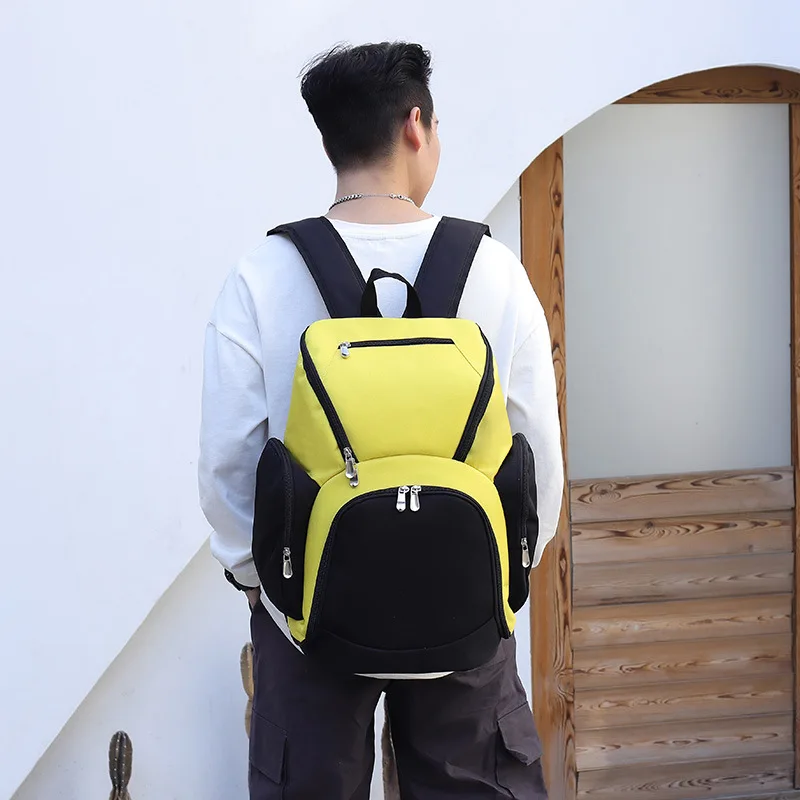 Fengdong cool school bags for teenage boys university student large sport football bag high school backpack boy soccer backpack