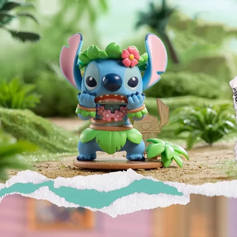 Disney Stitch Blind Box Weird Diary Series Anime Figures Mystery Box Collectible Cute Pvc Statue Doll Children Birthday Present