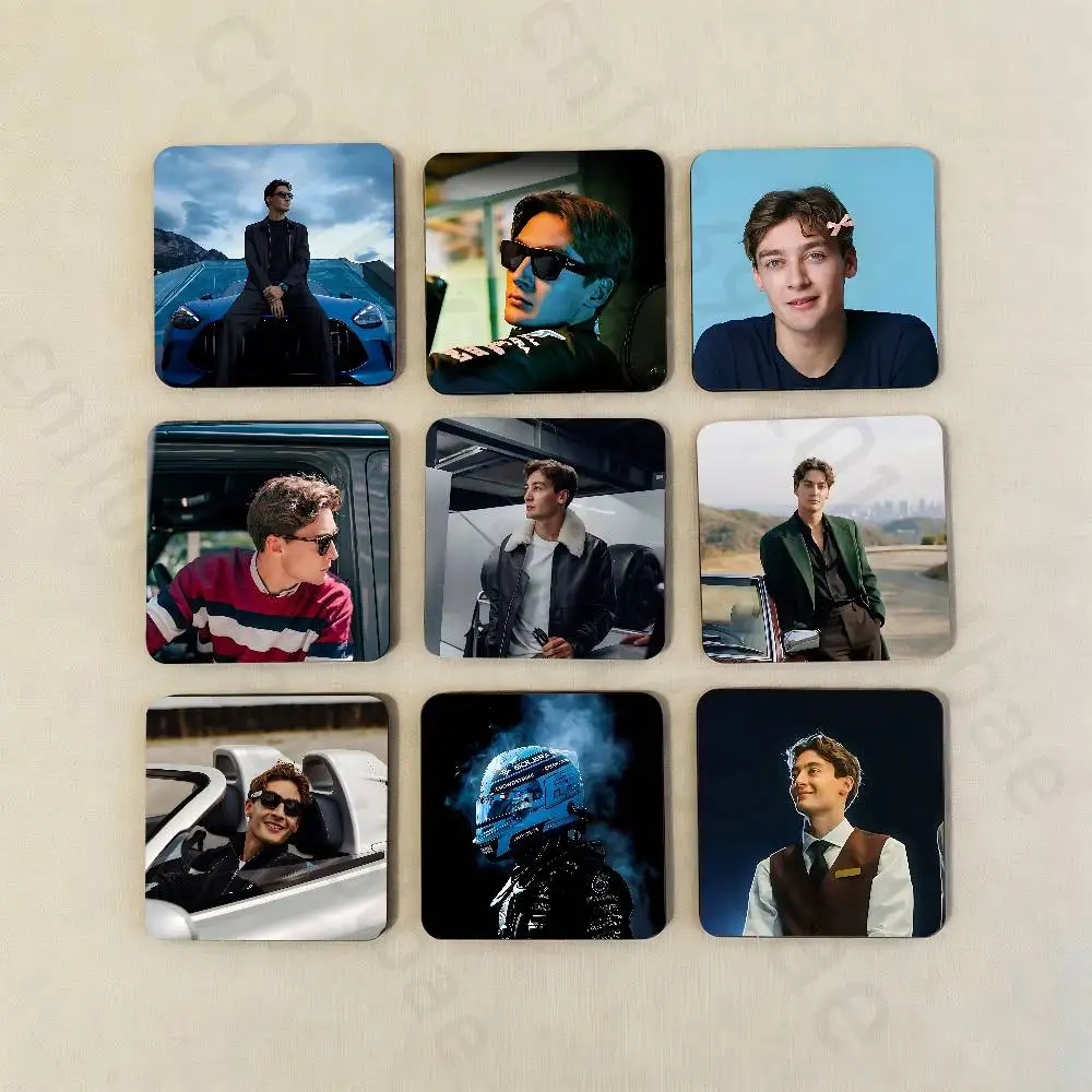 Racer G-George R-Russell  Fridge Magnets Round Magnetic Refrigerator Decoration Memorial Gifts Wedding Favors