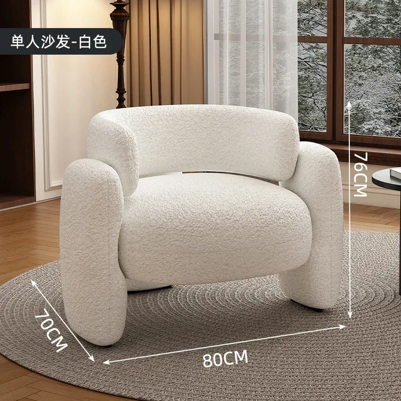 A  New Arrivals Chinese Ancient Style Single-Seat Sofa Chair Clothing Store Beauty Salon Front Desk Office Armchair Combination