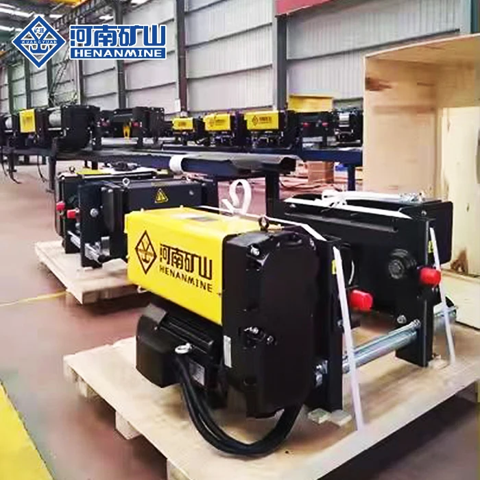 Superior Quality European Type Hoist 12 Ton Traveling Electric Wire Rope Hoist for Matching Crane