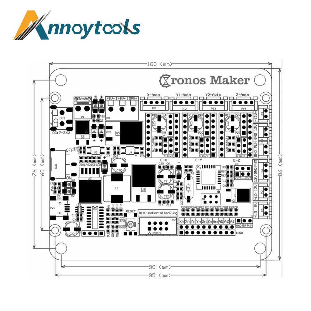 Imagem -04 - Controlador Cnc3018 Eixo Driver Board Cnc3018 Xyz Limite Interruptor para Cnc Router Cnc Máquina de Gravura Grbl1.1