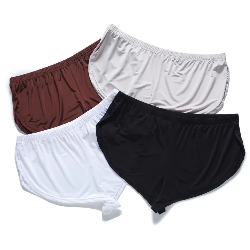 Aro-broek voor heren Elasticiteit IJszijde Koel gevoel Sneldrogend Oose Comfortabel Sportboxershorts Zijvork Middelhoge taille Casual Thuis Nachtkleding