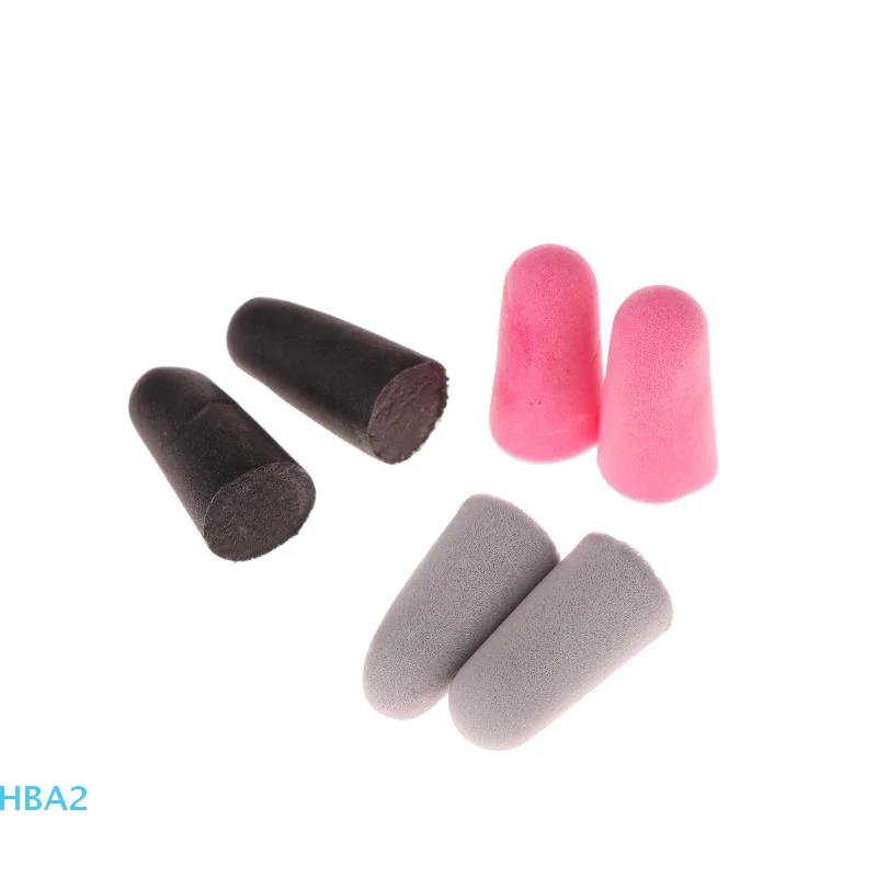 【H】10 Pairs Work Study Sleep Aid Ear Care Reusable Travel Aircraft Noise Reduction Soft Foam Ear Plugs Anti Noise Earplugs