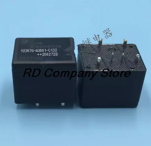 

1PCS/LOT New original V23076-A3001-C132 V23076 V23076-A3001 automobile central control relay 6-pin 12VDC/40A Free Shipping