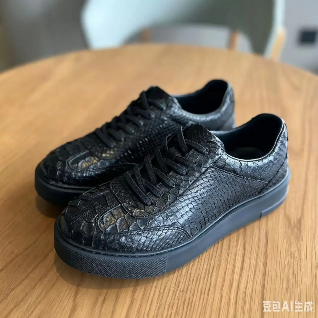 

2026 new arrival Fashion snake Skin causal shoes men,male Genuine leather shoes PDD813