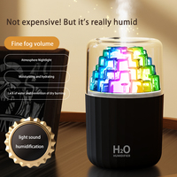 2025 New 300ML Mini Air Humidifier USB Electric Aroma Diffuser Essential Oil Purifier Aromatherapy Mist Maker Light For Car Home
