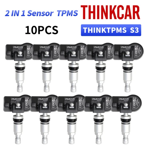 Sensor THINKCAR MUCAR S3 2 en 1 TPMS 315MHz 433MHz Sensor Universal Herramientas Mecánicas para Taller Automotriz Programación TPMS Sensor S 3
