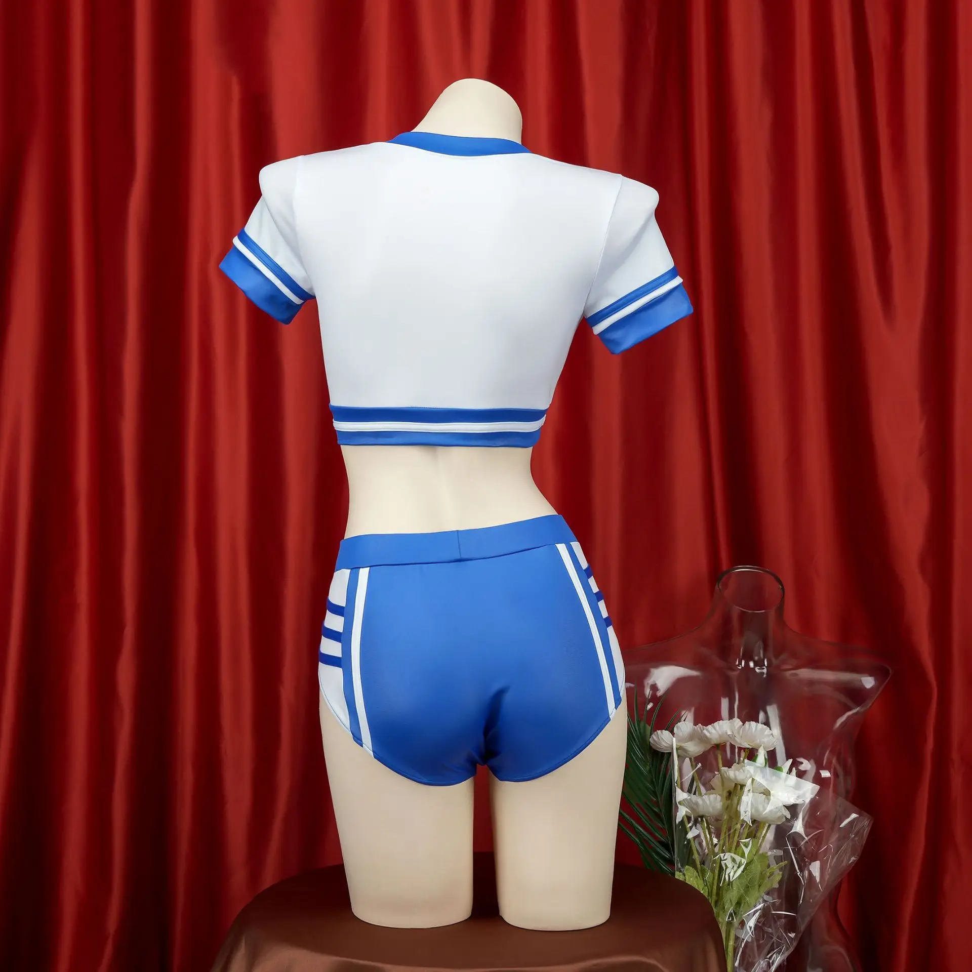 Anime Cute School Girls Swimming Student Swimsuit Swimwear Costume Cosplay Japanese Gym Suit Role Play Cheering Squad Outfits