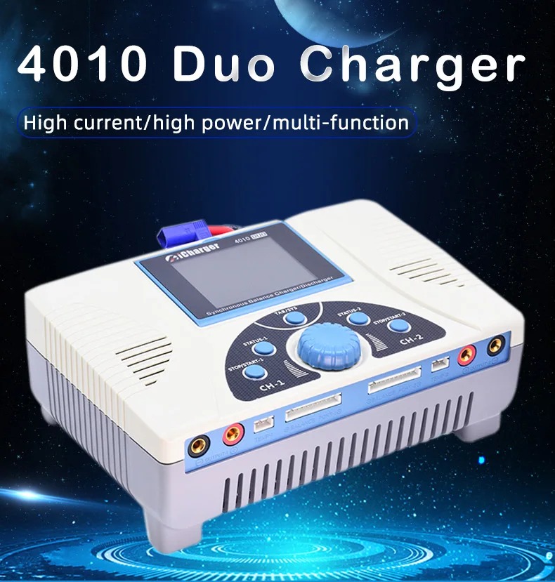 iCharger 4010 Duo 2000W 40A DC Dual Battery Balance Charger Discharger for 1-10S Lipo Battery