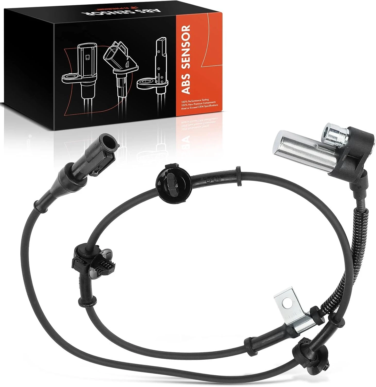

Front ABS Wheel Speed Sensor Replaces 1F6043801A,ZZP043801 Ford, Mazda Mercury Models Explorer Sport Trac,Ranger,B2500,B2300