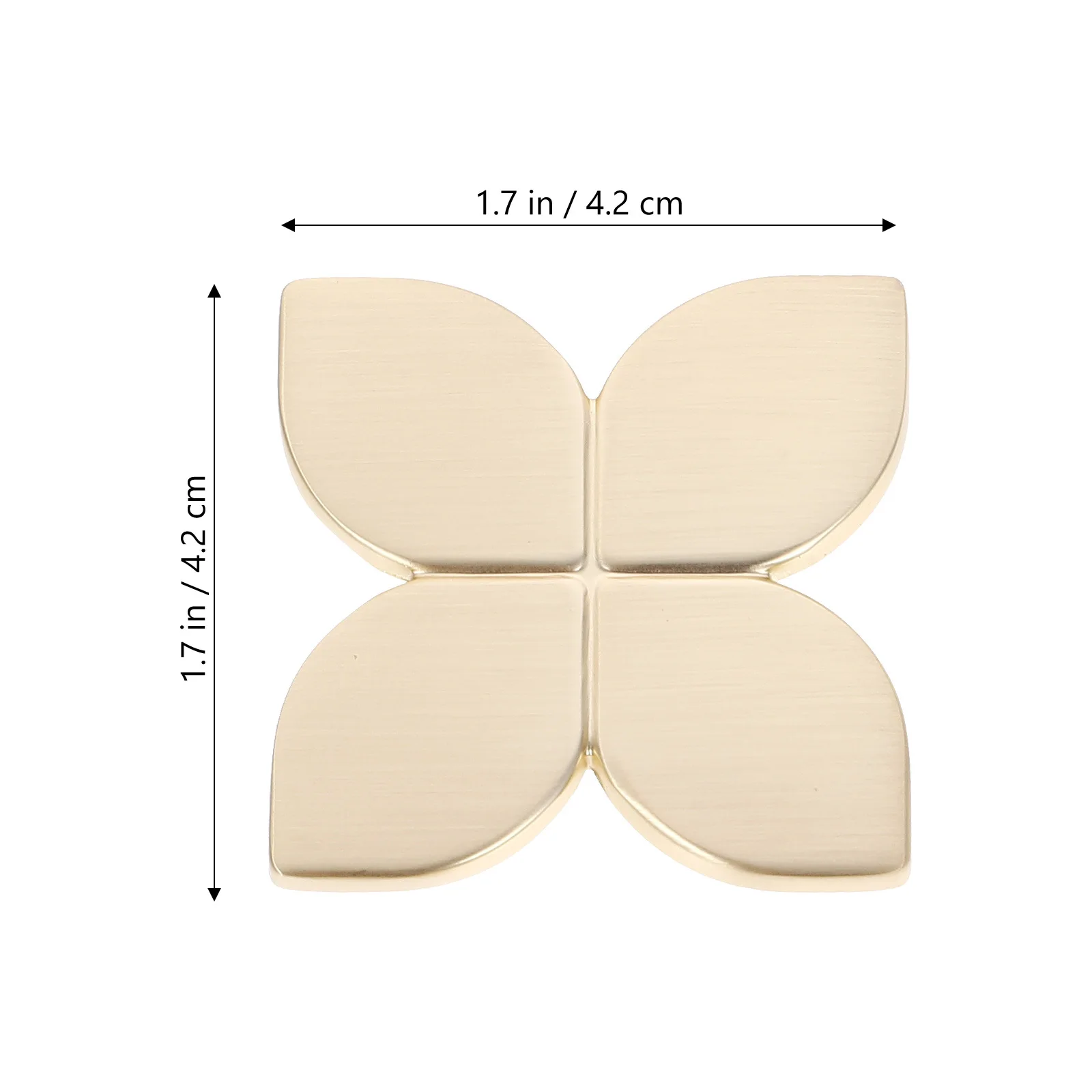 

2Pcs Cabinet Knobs Set Single Hole Decorative Metal Drawer Handles Simple Installation Dresser Pulls for Wardrobe Cupboard