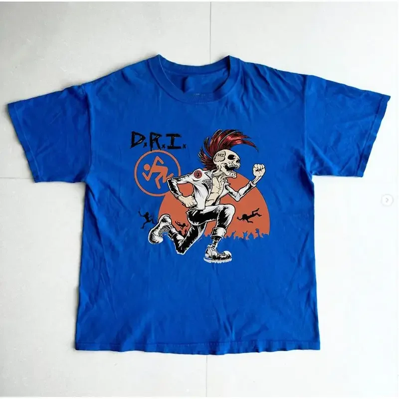 Dirty Rotten Imbeciles D R I Band Blue T Shirt Full Size S 5Xl
