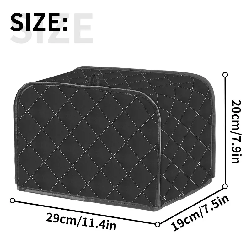 Waterproof Dustproof 2 Slice  Cover Protective Cover Durable Protector Fits Most 4 Slice Bread Toasters Modern  Style
