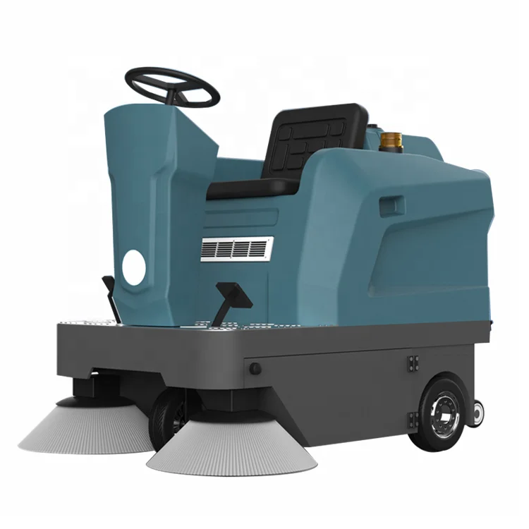 EVERLIFT Industrial Automatic Vacuum Floor Sweeper Machine Ride on Electric Street Road Sweeper M-1250