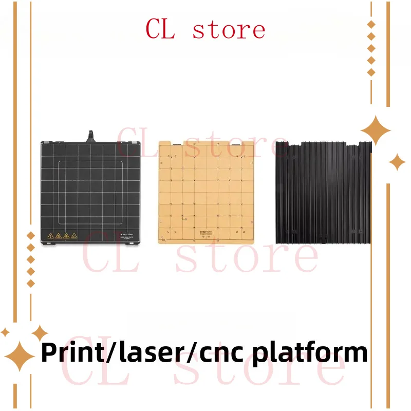 Pour Snapmaker PEI verre/impression 3D/plate-forme de gravure CNC découpe et gravure laser convient au Artisan Pour Snapmaker PEI verre/impression 3D/plate-forme de gravure CNC découpe et gravure laser convient au Artisan