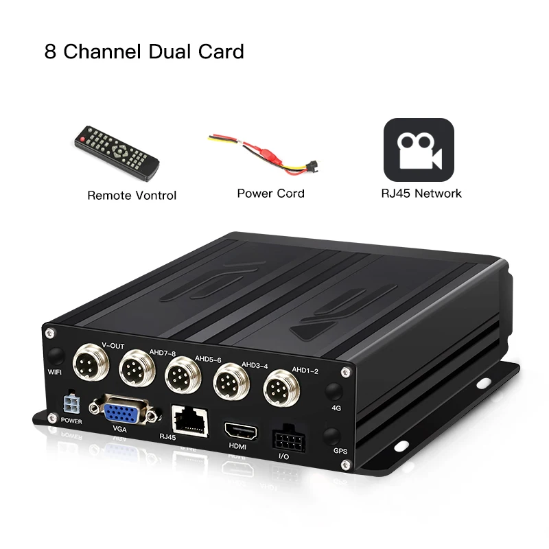 Hot Sale CCENTEN Hot Sale 8 Channel HDD Mdvr  Driving Video HD 1080p Car Dvr Bus Cctv Digital Video Recorder
