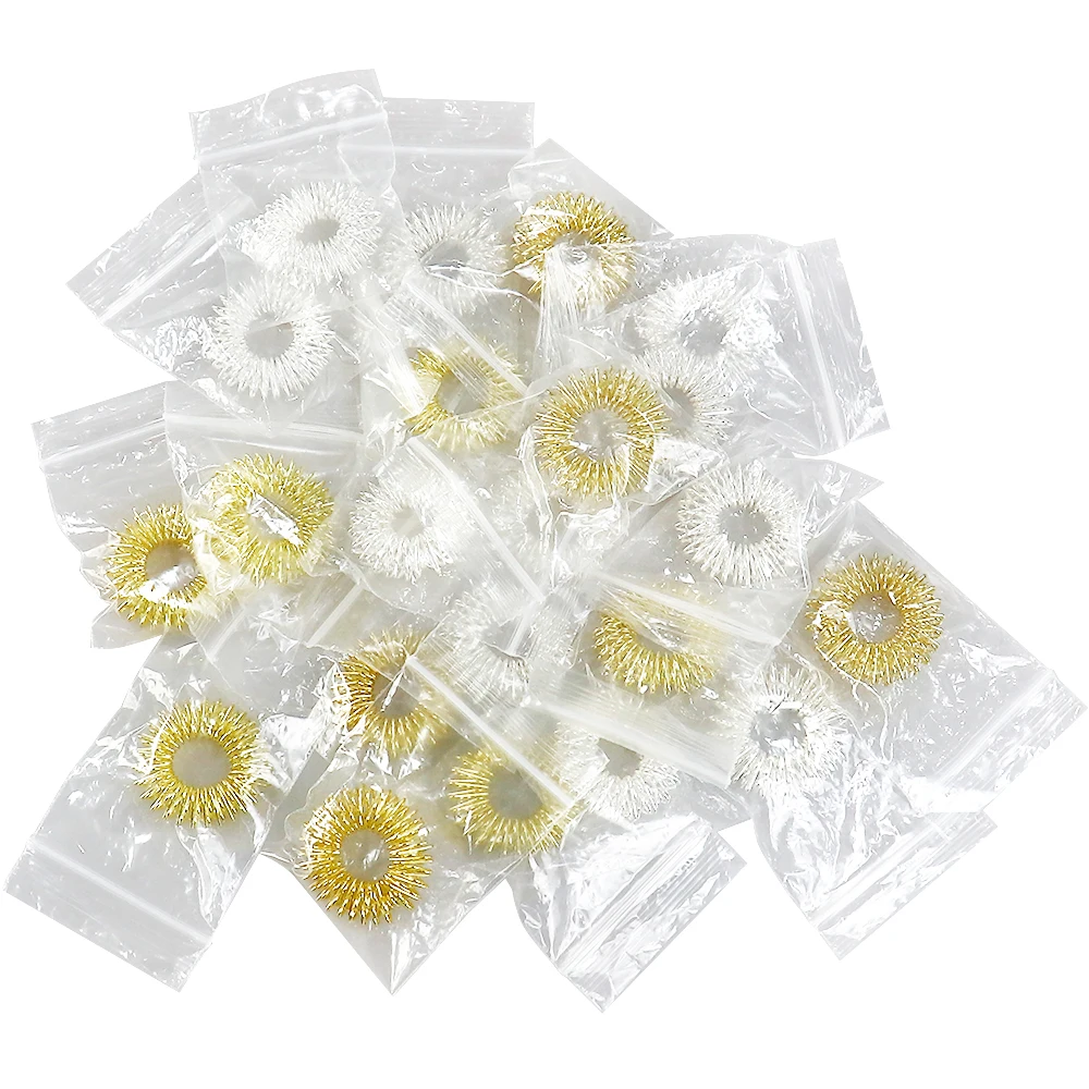 50/100 قطعة رائجة البيع تدليك الاصبع الدائري الوخز بالإبر الدائري تدليك الجسم الرعاية الصحية الطب الصيني اليد ميريديان الإجهاد الاسترخاء #5