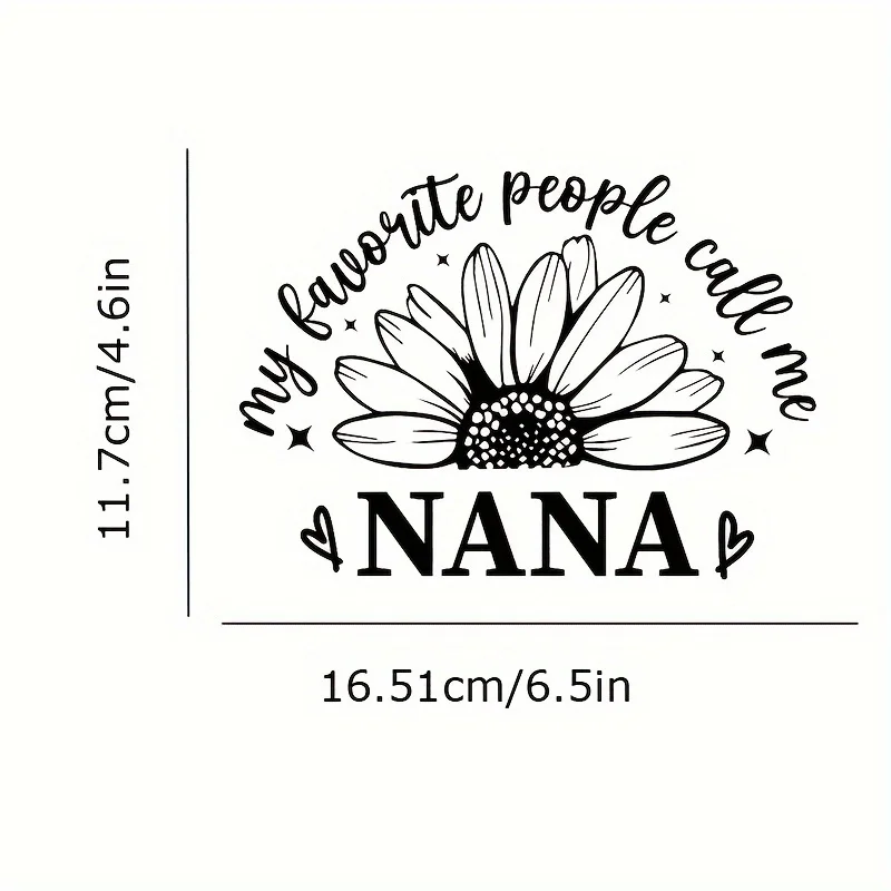 

Наклейка на автомобиль Nana Sunflower, 2 шт., подходит для ноутбуков, грузовиков, стен.