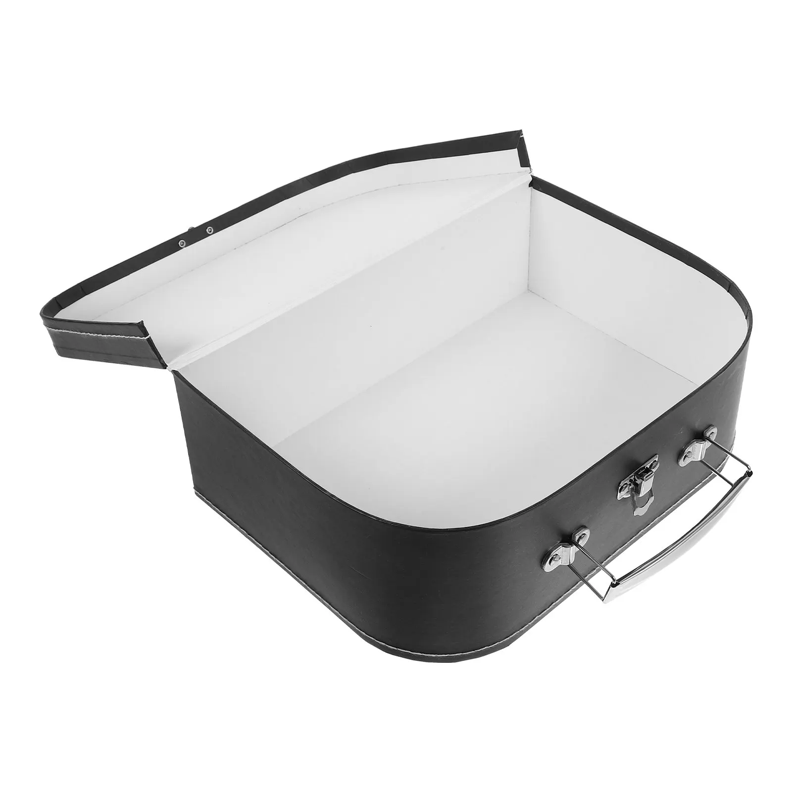 

Present Wrapping Box Small Suitcase Creative Gift Packing Box Stainless Steel Handle Portable Party Favor Wedding Decoration