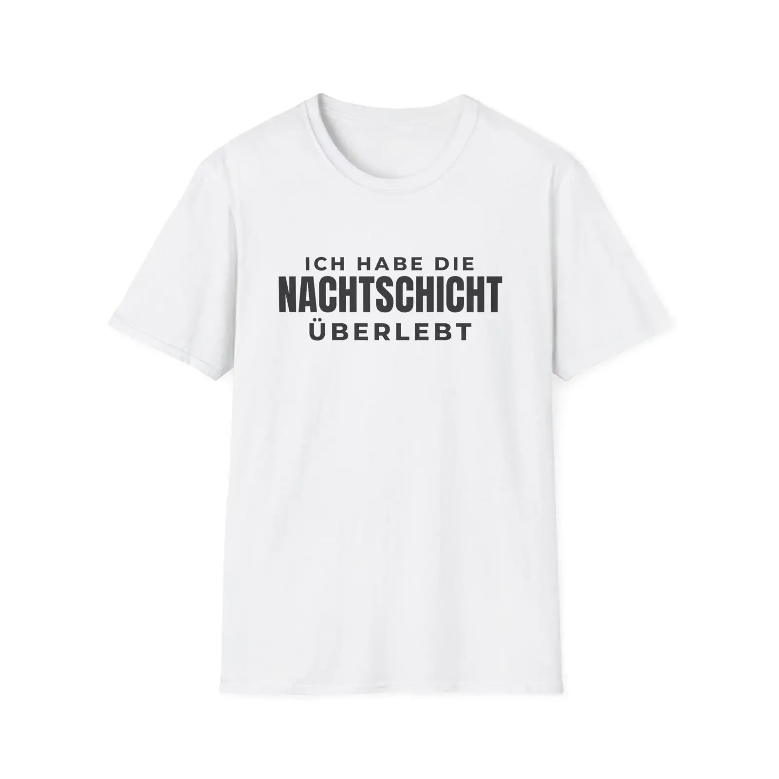 I Survived the Night Shift T Shirt for Caregivers Nurses and  vintage Washed Stretched Soft Comfortable Top For Everyday Wear