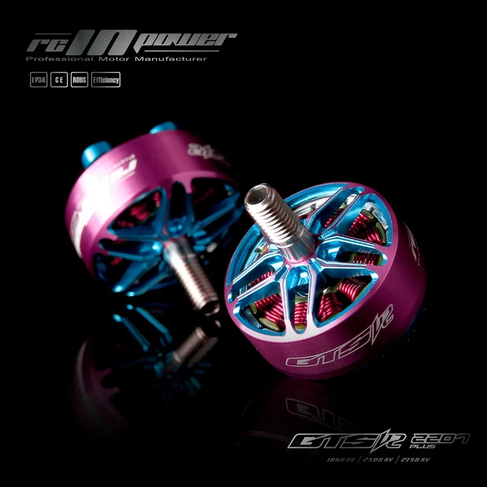 

Rcinpower GTS-V2 2207 Plus 2207 2750KV 4-6S Borstelloze Motor Voor Rc drone Fpv Quadcopter Onderdelen Diy Toebeh