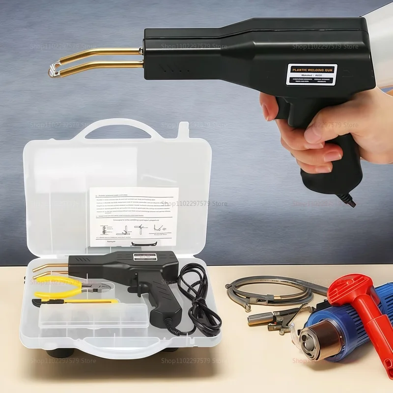 ماكينة لحام البلاستيك سيارة الوفير لحام بندقية 4 أنواع ستابلز لإصلاح المصد/منتج البلاستيك