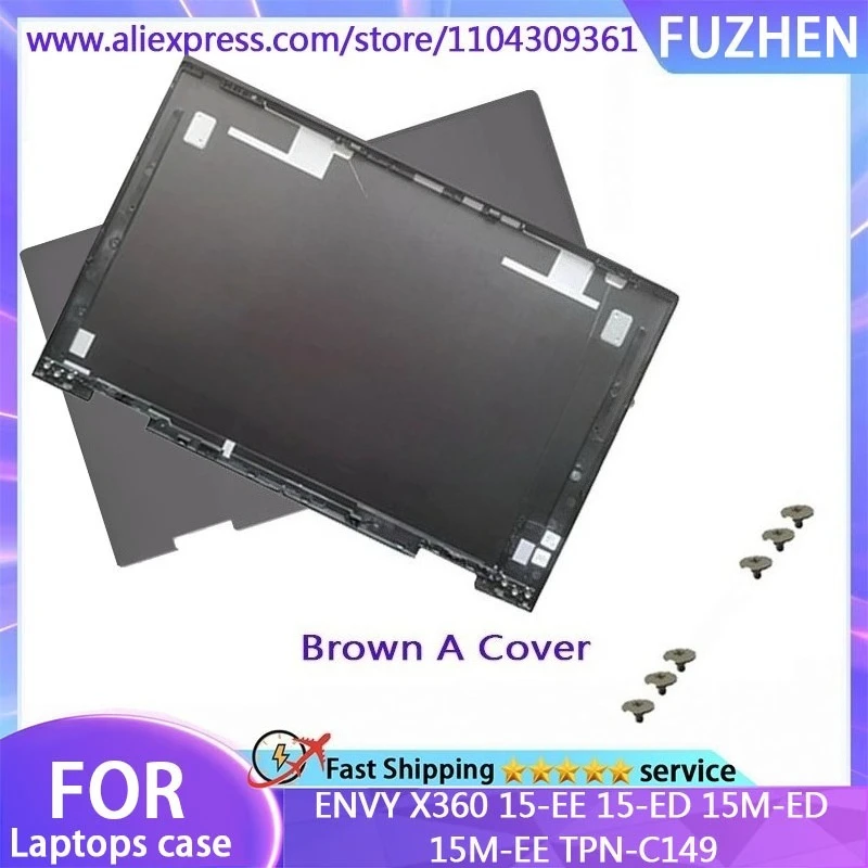 New For ENVY X360 15-EE 15-ED 15M-ED 15M-EE TPN-C149 LCD Back Cover/Front Frame/Palm Rest/Bottom Cover/Hinge Brown