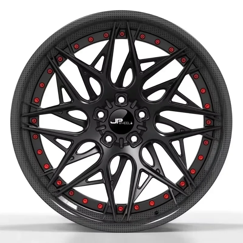 Forged Aluminum Alloy Wheel 3 Piece Custom PCD 17 18 19 20 21 22 Inch Car Rim Passenger Car Wheels Universal Fitment #JM7454