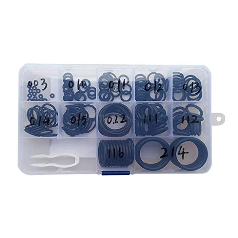 170pcs Scuba Diving Rubber Seal Tank Valve Hose Regulator Replacements-Durable Sealing O-rings Diving Repair Kit