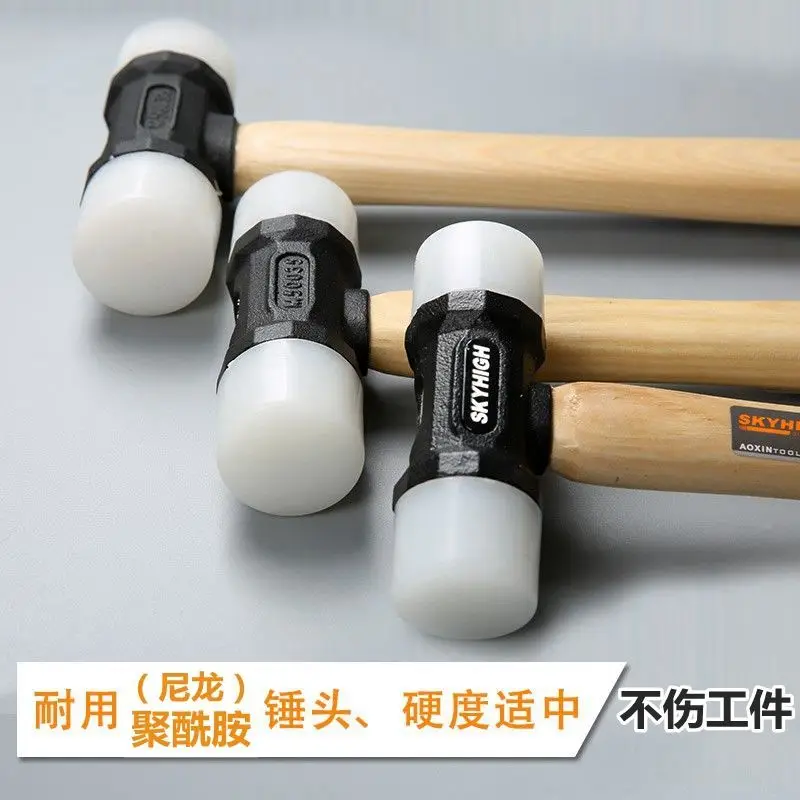 Nylon installation hammer, champagne hammer, rubber rubber hammer, leather hammer, leather carving printing tool