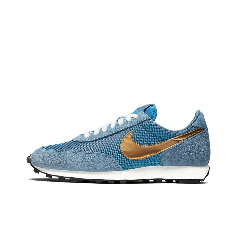Nike Daybreak Suede Cushioning Slip Resistant Abrasion Resistant Low top Running Shoes Unisex Marine Blue BV7725-400