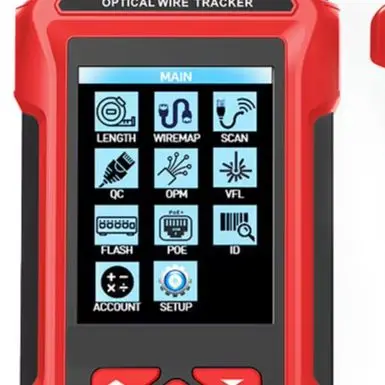ET638 ET636 4 In Network Cable Tester For PoE Voltage Multimeter Optical Power Meter VFL For Fiber For RJ45 Telephone Line Measu